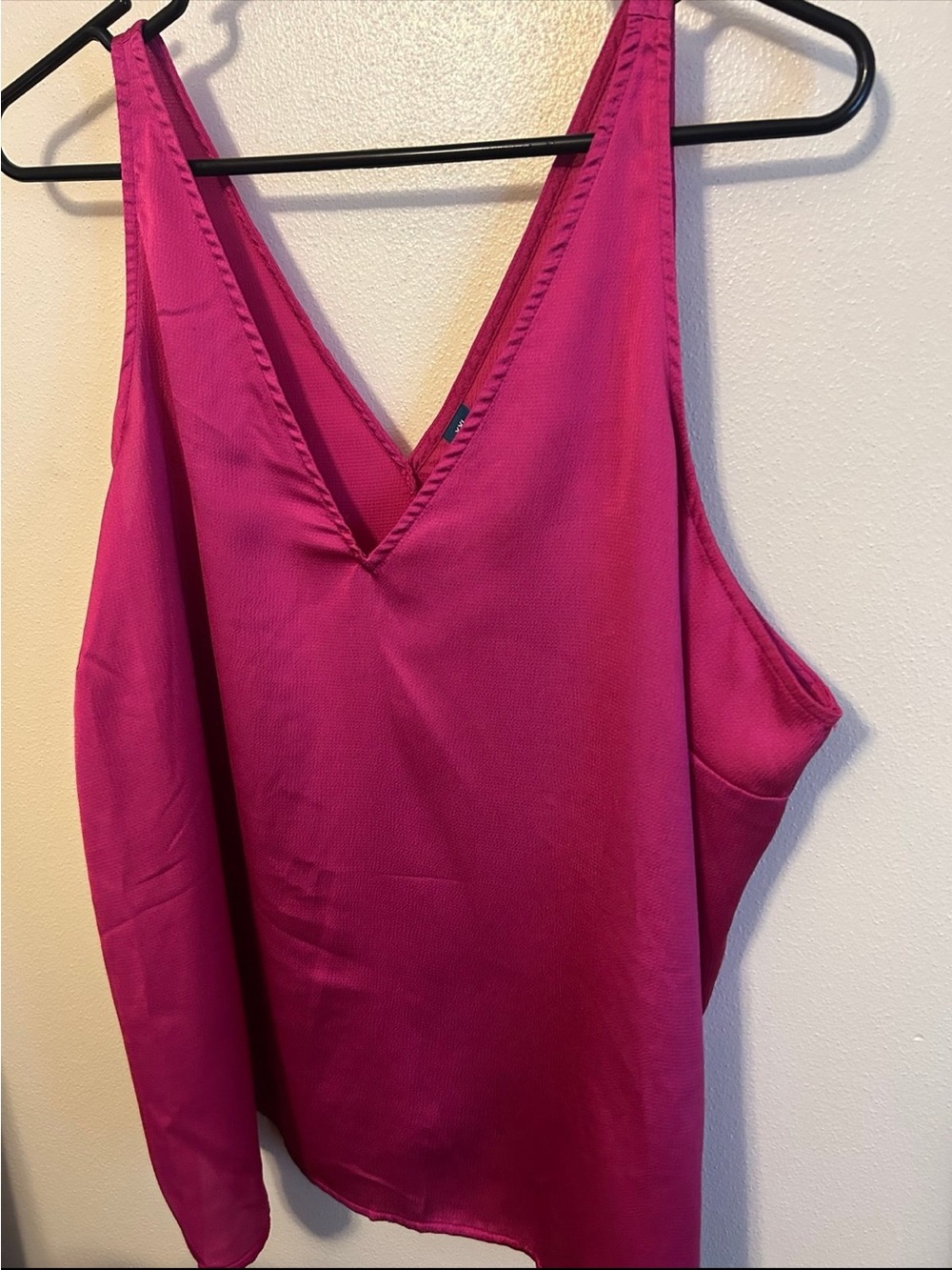 Old Navy Fuchsia V-Neck Tank Top